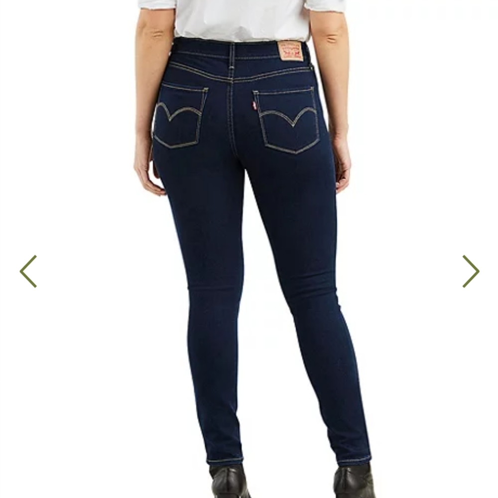 Levi's 721 High Rise Skinny Size 24 Dark Wash